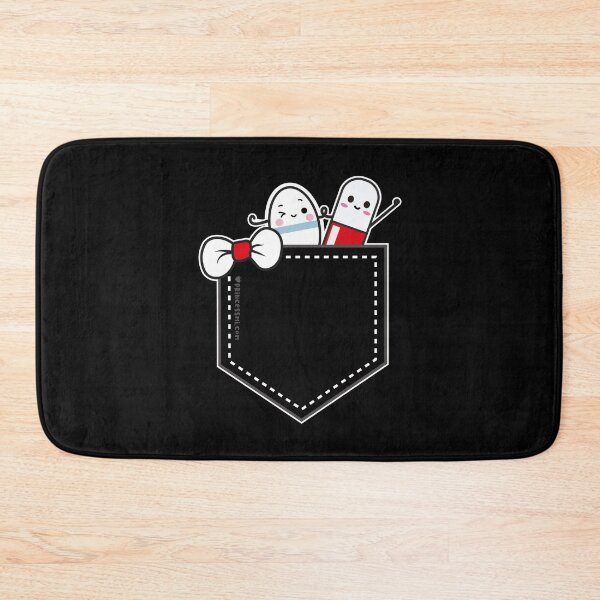 Item preview, cute pills in pocket cartoon designed and sold by princessmi-com.