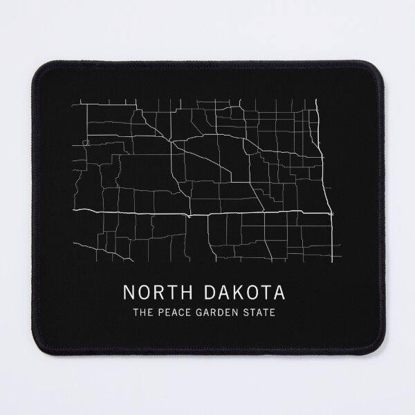 Item preview, North Dakota State Road Map designed and sold by clarkstpress.