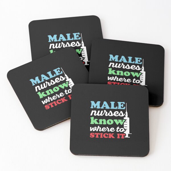 Item preview, Male Nurses Know Where To Stick It - Funny Nurse Lover Nursing Gift Student Nursery Saying Quote designed and sold by TalentGenius.