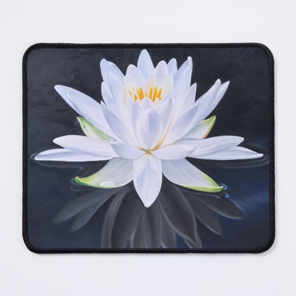 Item preview, My Ghost - water lily painting designed and sold by Emily Bickell.