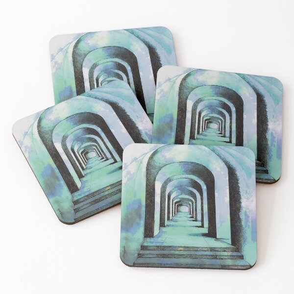 Item preview,  Ancient Arches in Blue designed and sold by Katrina Reynolds.