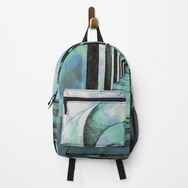 Item preview, Ancient Arches in Blue designed and sold by Katrina Reynolds.