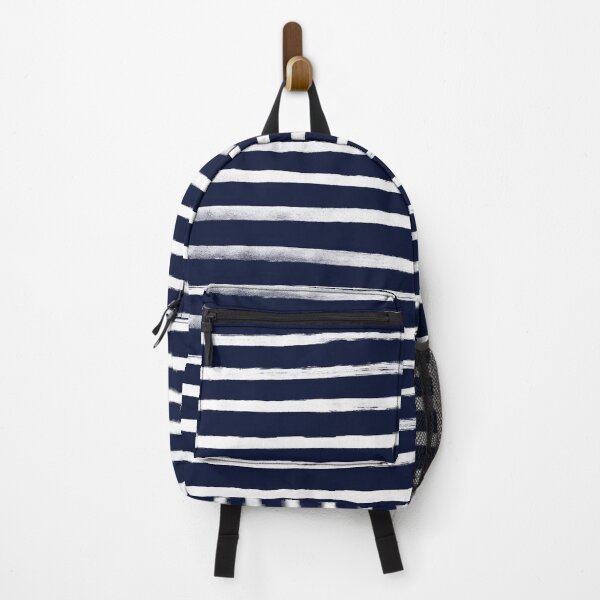 Item preview, Navy x White Stripes designed and sold by Leah Flores.