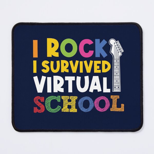 Item preview, I Rock I Survived Virtual School. End Of The Year. Back To School. designed and sold by GuitarSwitch.