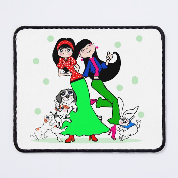 Item preview, Happy day - dogs , bunny and ladies designed and sold by Shirley cute art .