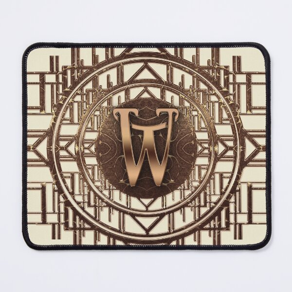 Item preview, Art Nouveau Monogram Art Deco Vintage Alphabet - Letter W designed and sold by Xarah.
