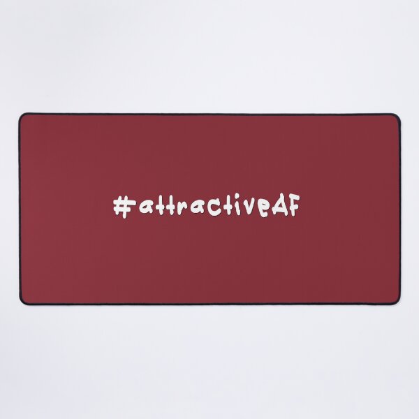 Item preview, #attractiveAF - White Text designed and sold by caknuck.