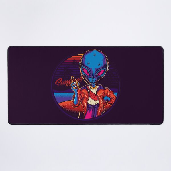 Item preview, An alien in vintage neon style - Never Forget Retro Vintage Cassette Tape Graphic Novelty Mens designed and sold by navuno.