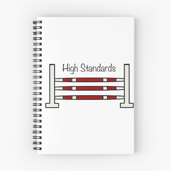 Item preview, Show Jumping Sticker “High Standards” designed and sold by dream-chasin.