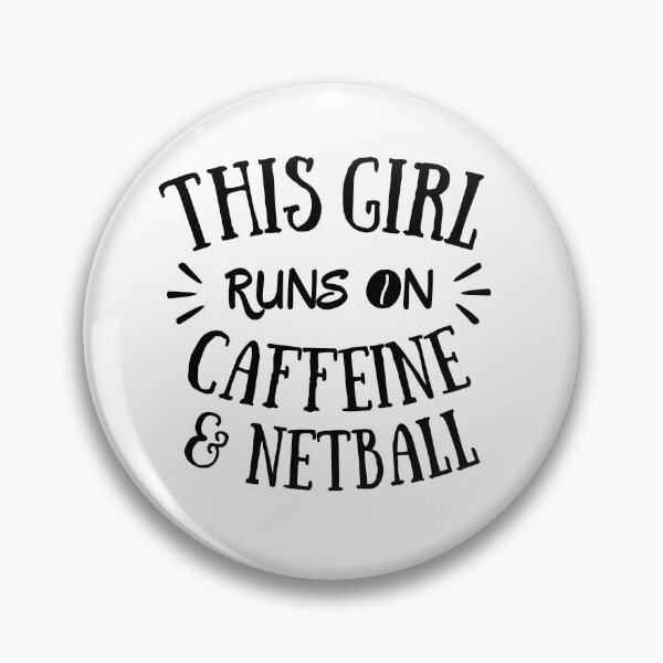 Artikelvorschau, Dieses Mädchen läuft auf Koffein und Korbball entworfen und verkauft von TheGreenGoat.