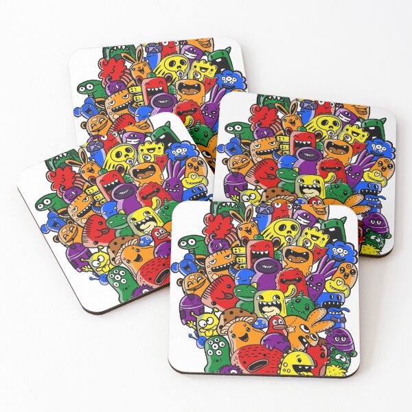 Item preview, Rainbow doodles colorful individuals LGBTQ designed and sold by Chutneys.