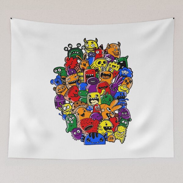 Item preview, Rainbow doodles colorful individuals LGBTQ designed and sold by Chutneys.