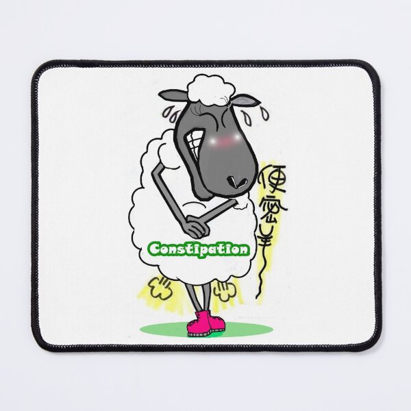 Item preview, constipated sheep designed and sold by Shirley cute art .
