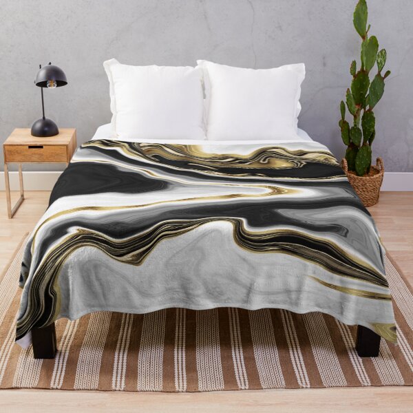 Item preview, Modern Gold Liquid Swirl Painting Aesthetic Design designed and sold by InovArtS.