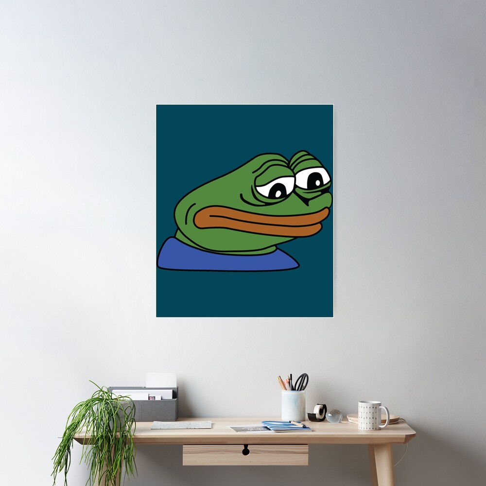 Sadge High Quality Emote Classic Poster