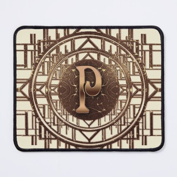 Item preview, Art Nouveau Letter P Monogram Art Deco Vintage Alphabet designed and sold by Xarah.