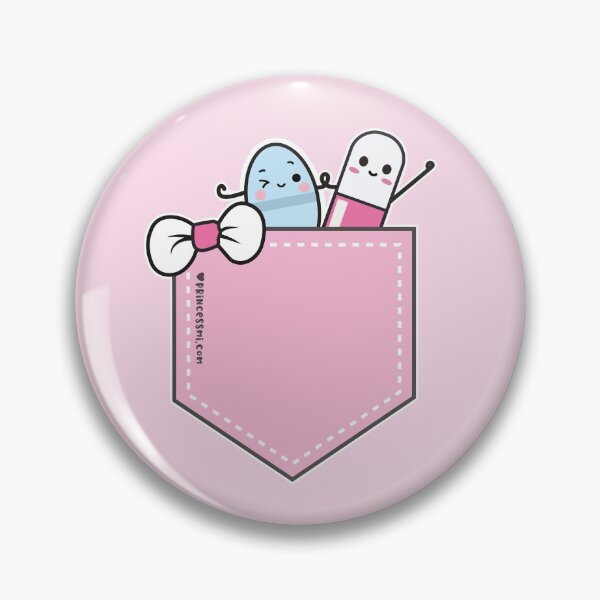 Item preview, cute pills in pocket cartoon designed and sold by princessmi-com.