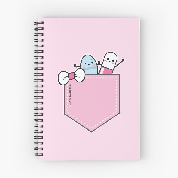 Item preview, cute pills in pocket cartoon designed and sold by princessmi-com.
