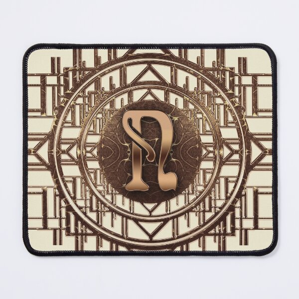 Item preview, N Buchtabe Art Nouveau Monogram Art Deco Gifts - Vintage designed and sold by Xarah.