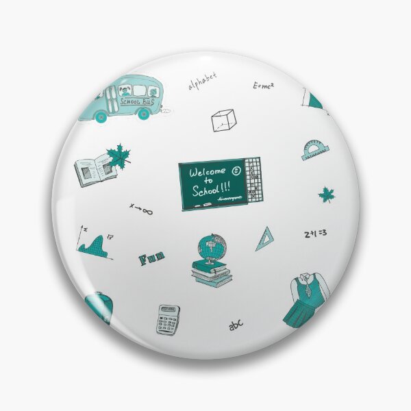 Item preview, Teal School Subject Sticker Pack designed and sold by Pavnud.