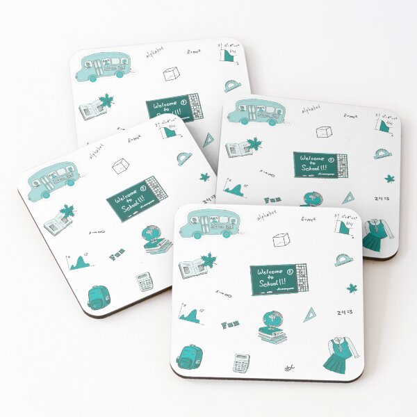 Item preview, Teal School Subject Sticker Pack designed and sold by Pavnud.