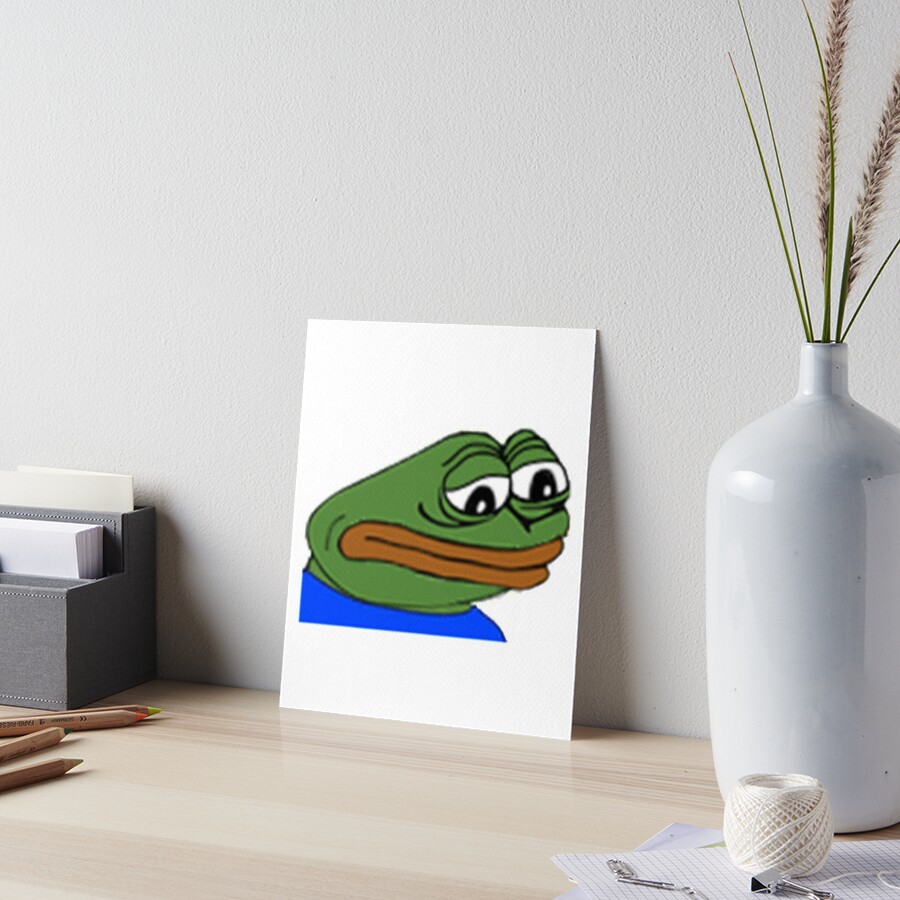 Sadge Twitch Emote Classic Galeriedruck Von Erwin Shop Redbubble