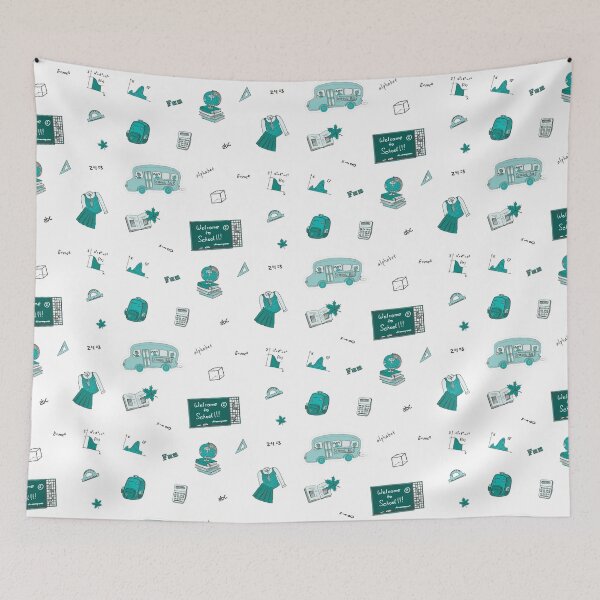 Item preview, Teal School Subject Sticker Pack designed and sold by Pavnud.