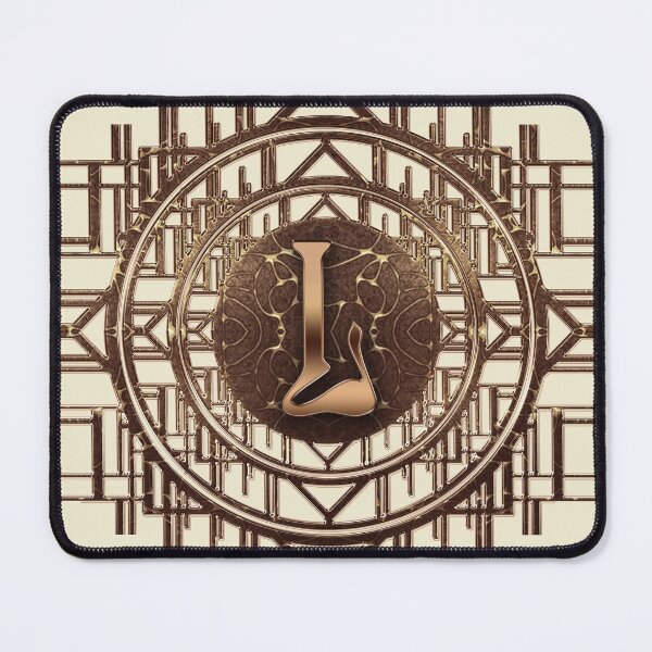 Item preview, Gold Initials Art Nouveau Letter L Monogram Art Deco Vintage designed and sold by Xarah.