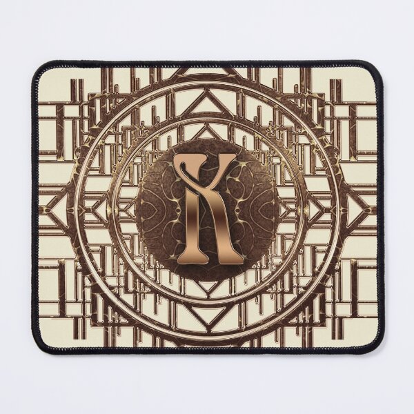 Item preview, Art Deco Letter K Monogram Art Nouveau Vintage designed and sold by Xarah.
