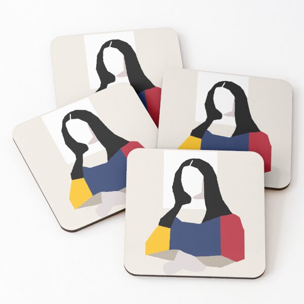 Item preview, Mona Lisa inspired Art, Abstract Exhibition Art, Vinci inspired Wall Art, Leonardo Wall Decor remake designed and sold by re-make-.