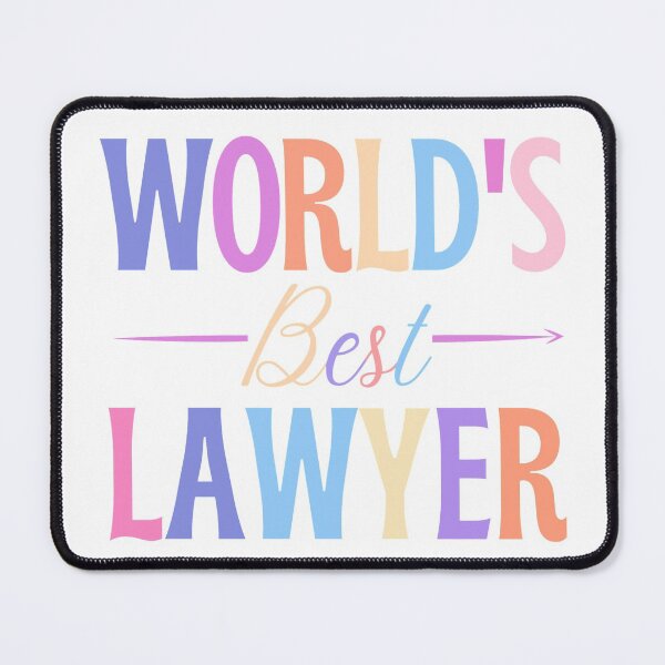 Item preview, Worlds best lawyer - funny lawyer gift (color) designed and sold by PickaSticka.