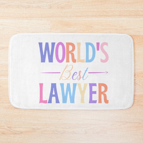 Item preview, Worlds best lawyer - funny lawyer gift (color) designed and sold by PickaSticka.