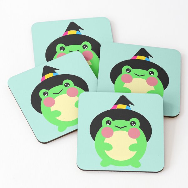 Item preview, Frog In A Subtle Pansexual Pride Witch Hat designed and sold by Jelly Turnip.