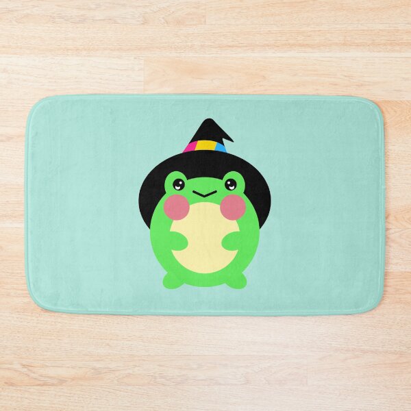 Item preview, Frog In A Subtle Pansexual Pride Witch Hat designed and sold by Jelly Turnip.