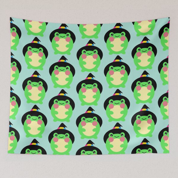 Item preview, Frog In A Subtle Pansexual Pride Witch Hat designed and sold by Jelly Turnip.