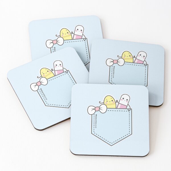 Item preview, cute pills in pocket cartoon designed and sold by princessmi-com.