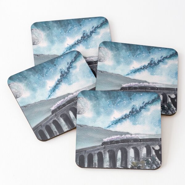 Item preview, Night Train. Watercolour by Ash Winter. designed and sold by AshWork-art.