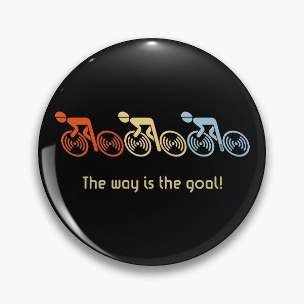 Item preview, The Way Is The Goal! (3 Racing Cyclists / Road Bike / 3C) designed and sold by MrFaulbaum.