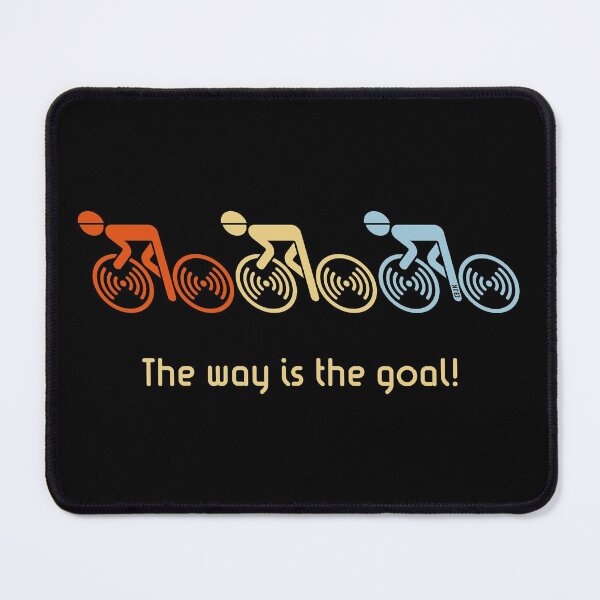 Item preview, The Way Is The Goal! (3 Racing Cyclists / Road Bike / 3C) designed and sold by MrFaulbaum.