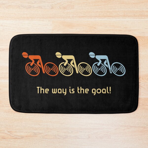 Item preview, The Way Is The Goal! (3 Racing Cyclists / Road Bike / 3C) designed and sold by MrFaulbaum.