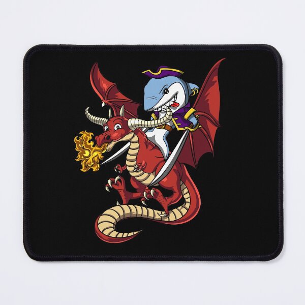 Item preview, Shark Pirate Riding Dragon designed and sold by underheaven.