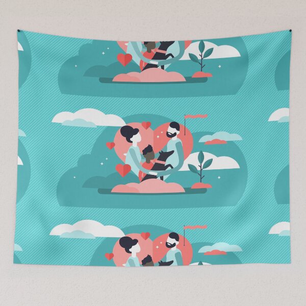 Item preview, Adoption Edition - National Nonprofit Day Family Blue/ Red designed and sold by Benjamin Daniel.