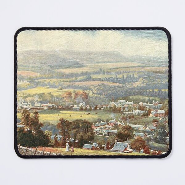 Item preview, Vintage Illustration of Blair Atholl from Tulloch Hill, Pitlochry, Perthshire designed and sold by yourscotland.