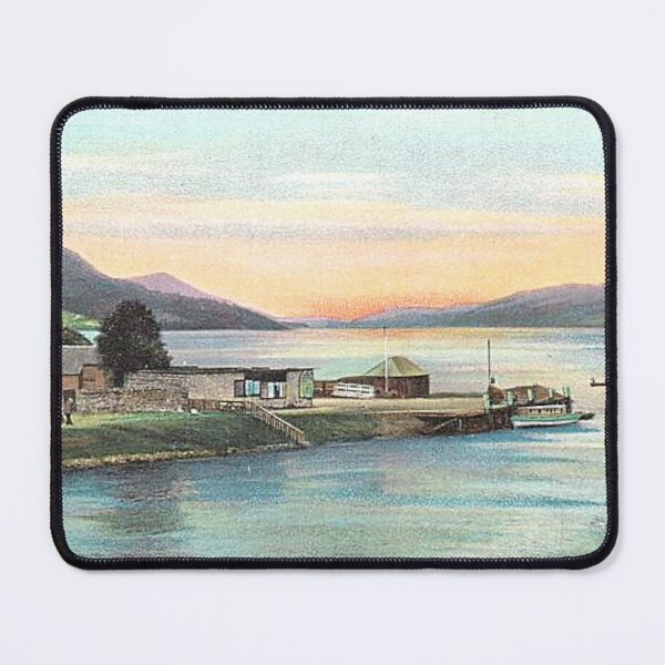 Item preview, Vintage Illustration of Loch Ness from Fort Augustus designed and sold by yourscotland.