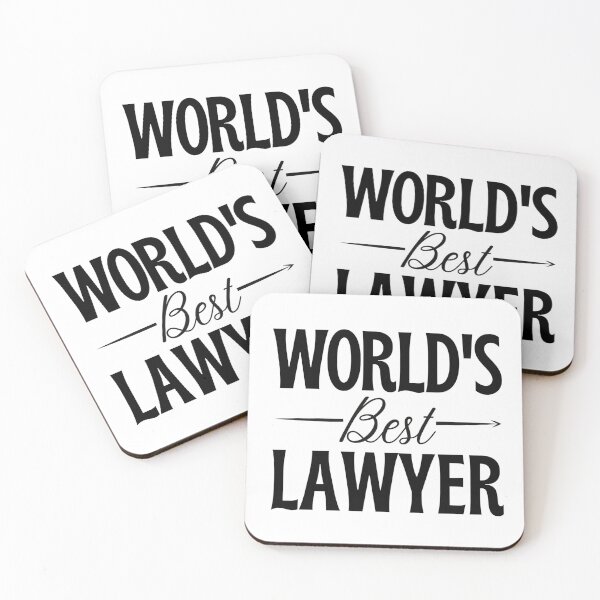 Item preview, Worlds best lawyer - funny lawyer gift designed and sold by PickaSticka.