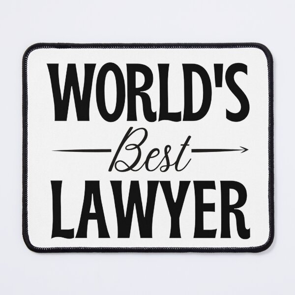 Item preview, Worlds best lawyer - funny lawyer gift designed and sold by PickaSticka.