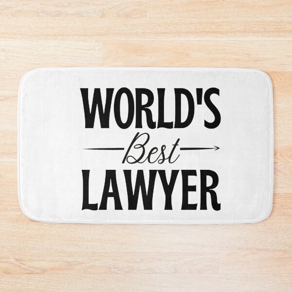Item preview, Worlds best lawyer - funny lawyer gift designed and sold by PickaSticka.