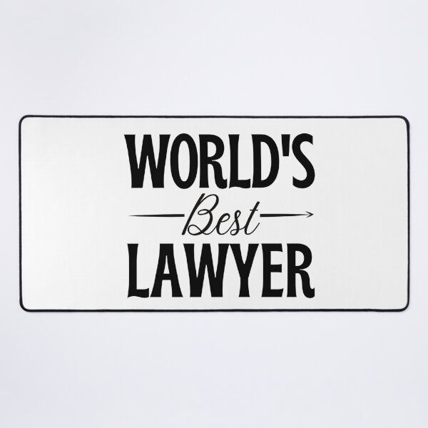 Item preview, Worlds best lawyer - funny lawyer gift designed and sold by PickaSticka.