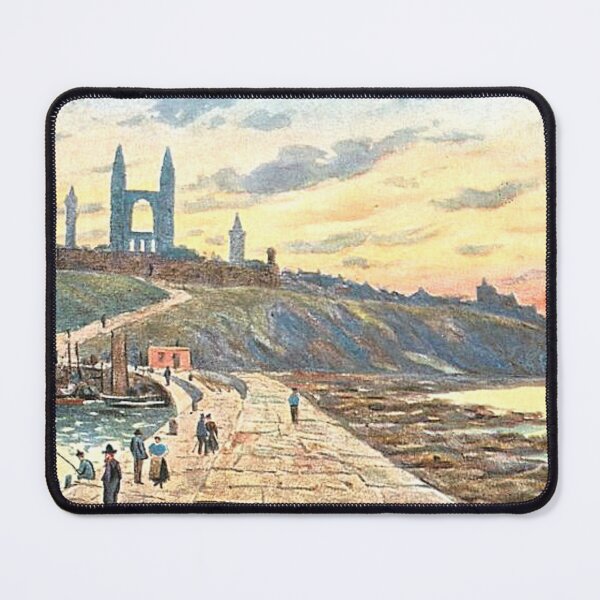 Item preview, Vintage Illustration of St. Andrews from the Harbour, Fife designed and sold by yourscotland.