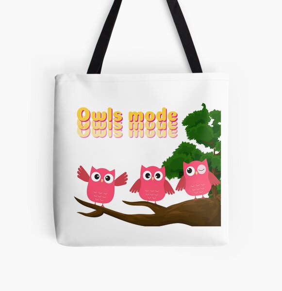 jolies chouettes Tote bag doublé